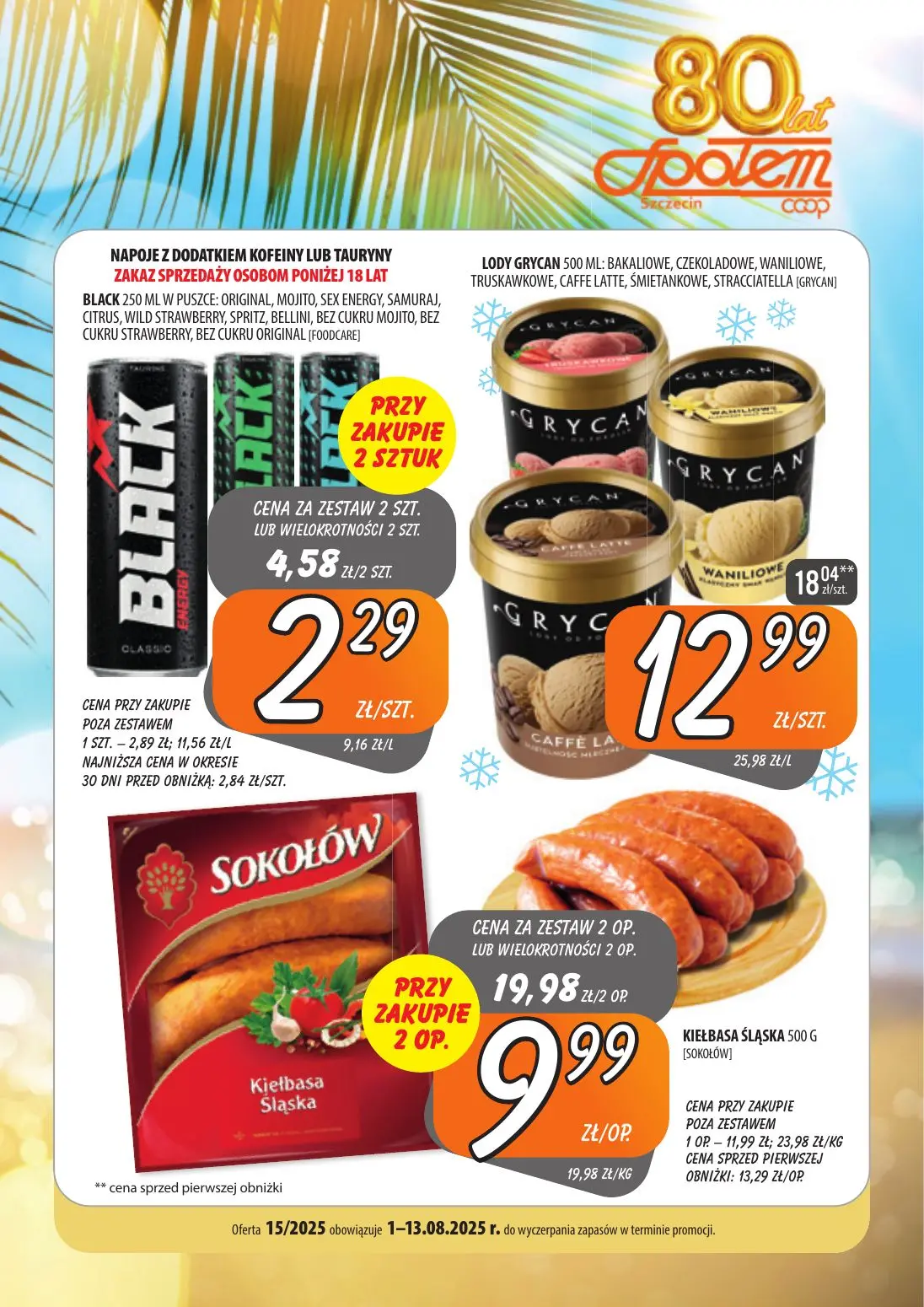 gazetka promocyjna Społem Szczecin - Strona 1
