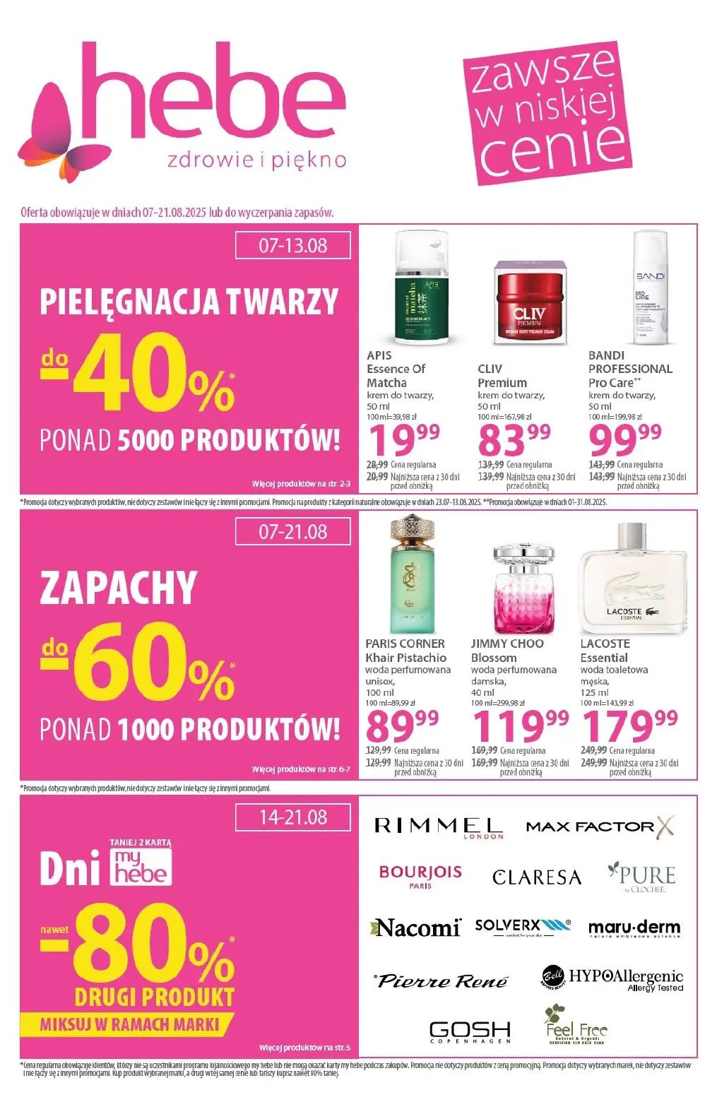 gazetka promocyjna hebe Zawsze w niskiej cenie - Strona 1