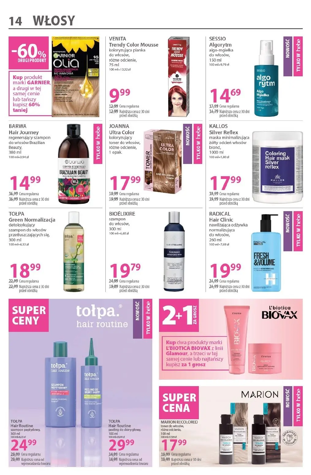 gazetka promocyjna hebe Zawsze w niskiej cenie - Strona 14