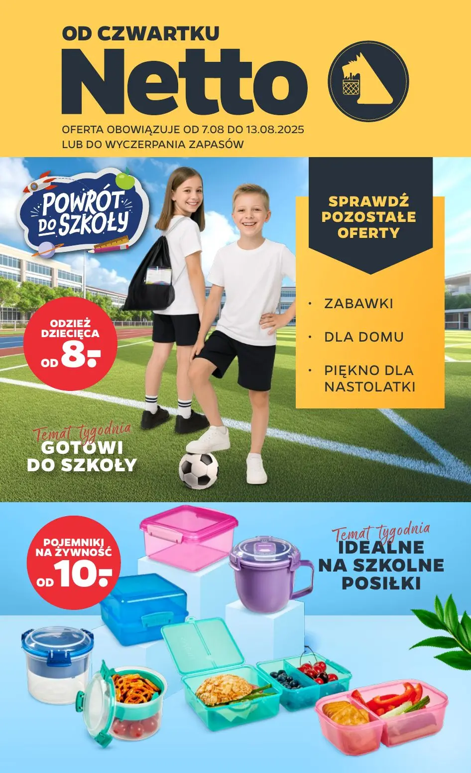 gazetka promocyjna NETTO Powrót do szkoły - Strona 1