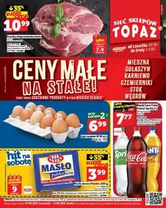 Gazetka promocyjna Topaz, ważna od 2025-08-07 do 2025-08-13.