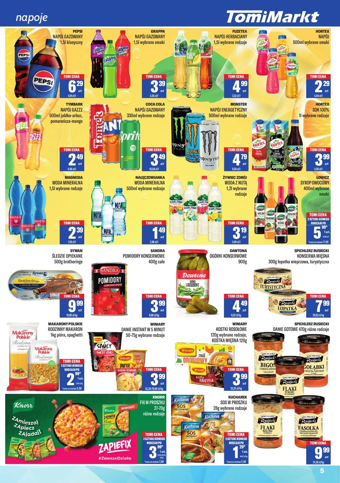 gazetka promocyjna Tomi Markt Twój sklep na co dzień - Strona 5