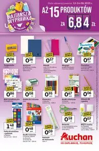 Gazetka promocyjna Auchan Supermarket, ważna od 2025-08-12 do 2025-08-14.