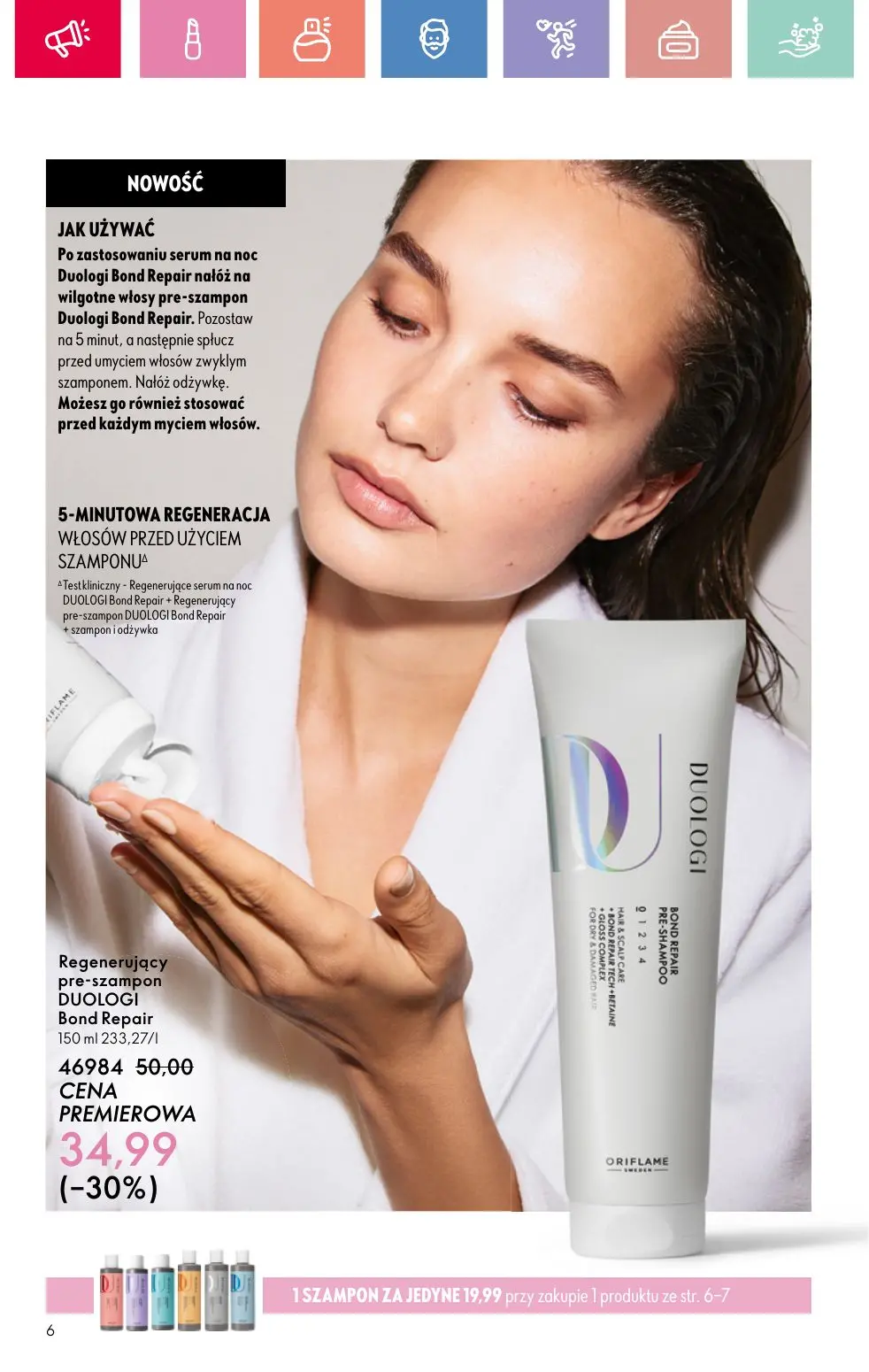 gazetka promocyjna ORIFLAME Zaawansowana pielęgnacja włosów - Strona 6