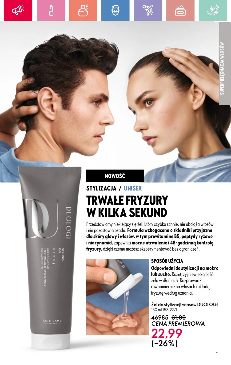 gazetka promocyjna ORIFLAME Zaawansowana pielęgnacja włosów - Strona 11