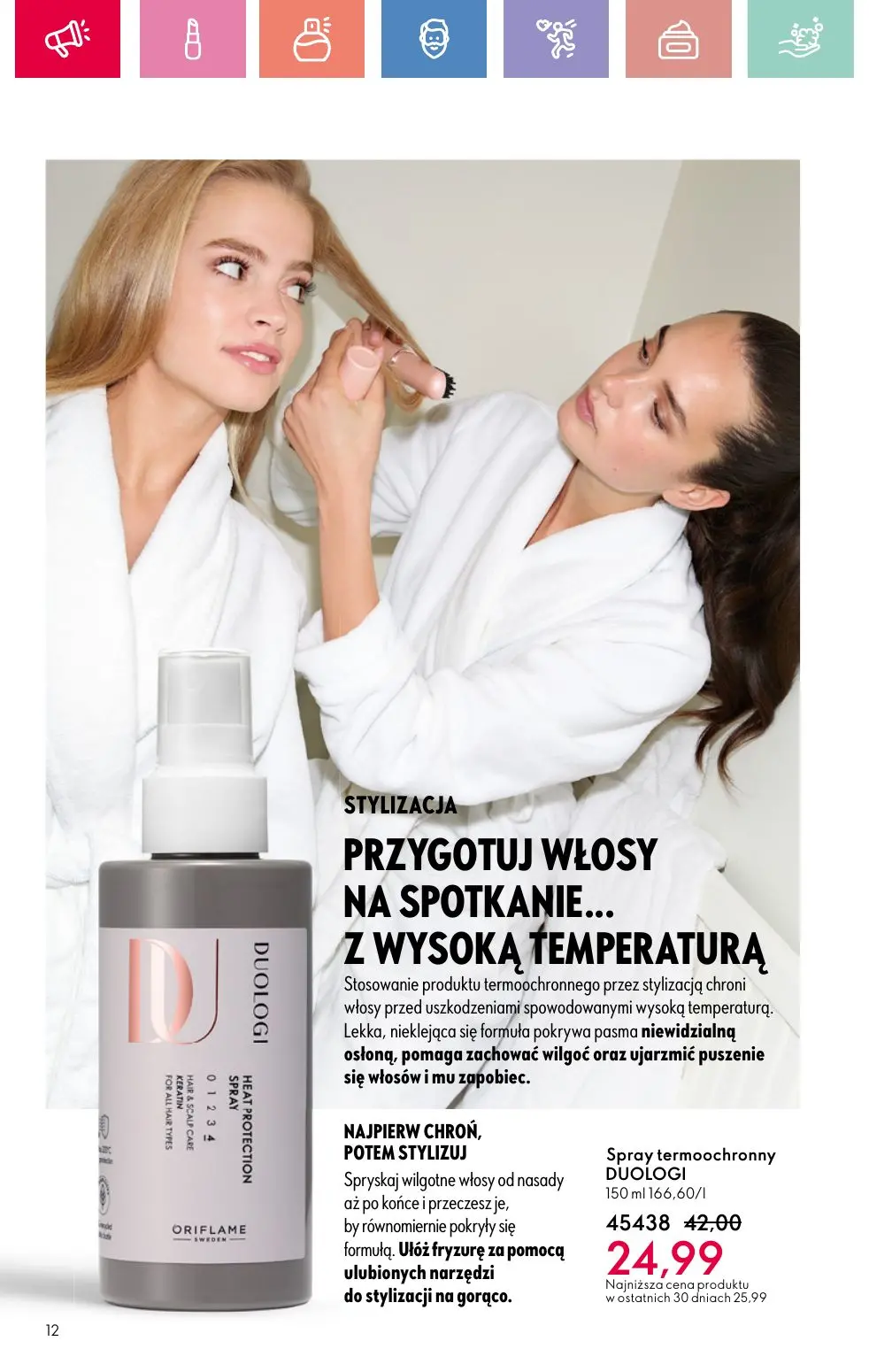 gazetka promocyjna ORIFLAME Zaawansowana pielęgnacja włosów - Strona 12
