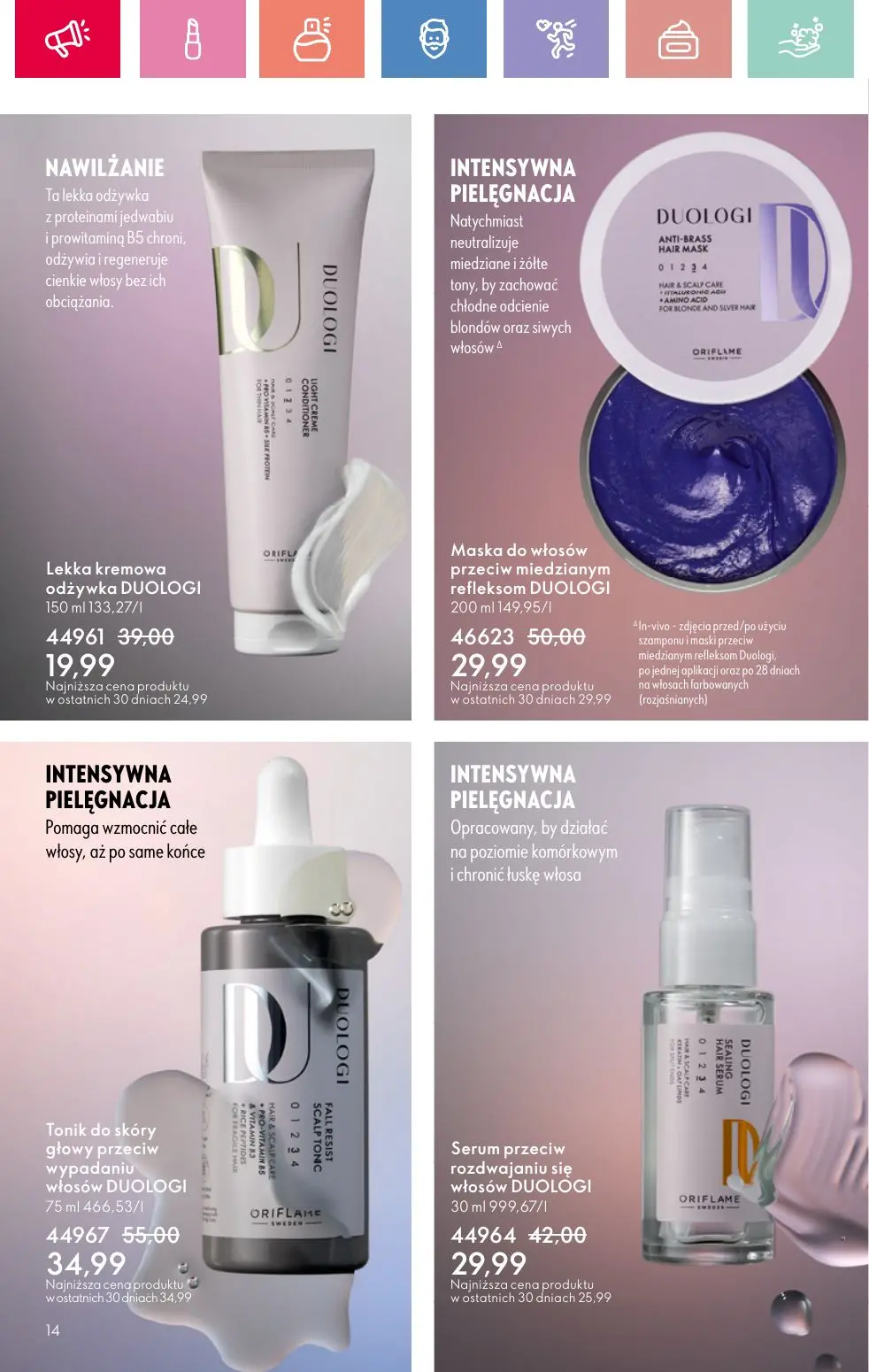 gazetka promocyjna ORIFLAME Zaawansowana pielęgnacja włosów - Strona 14