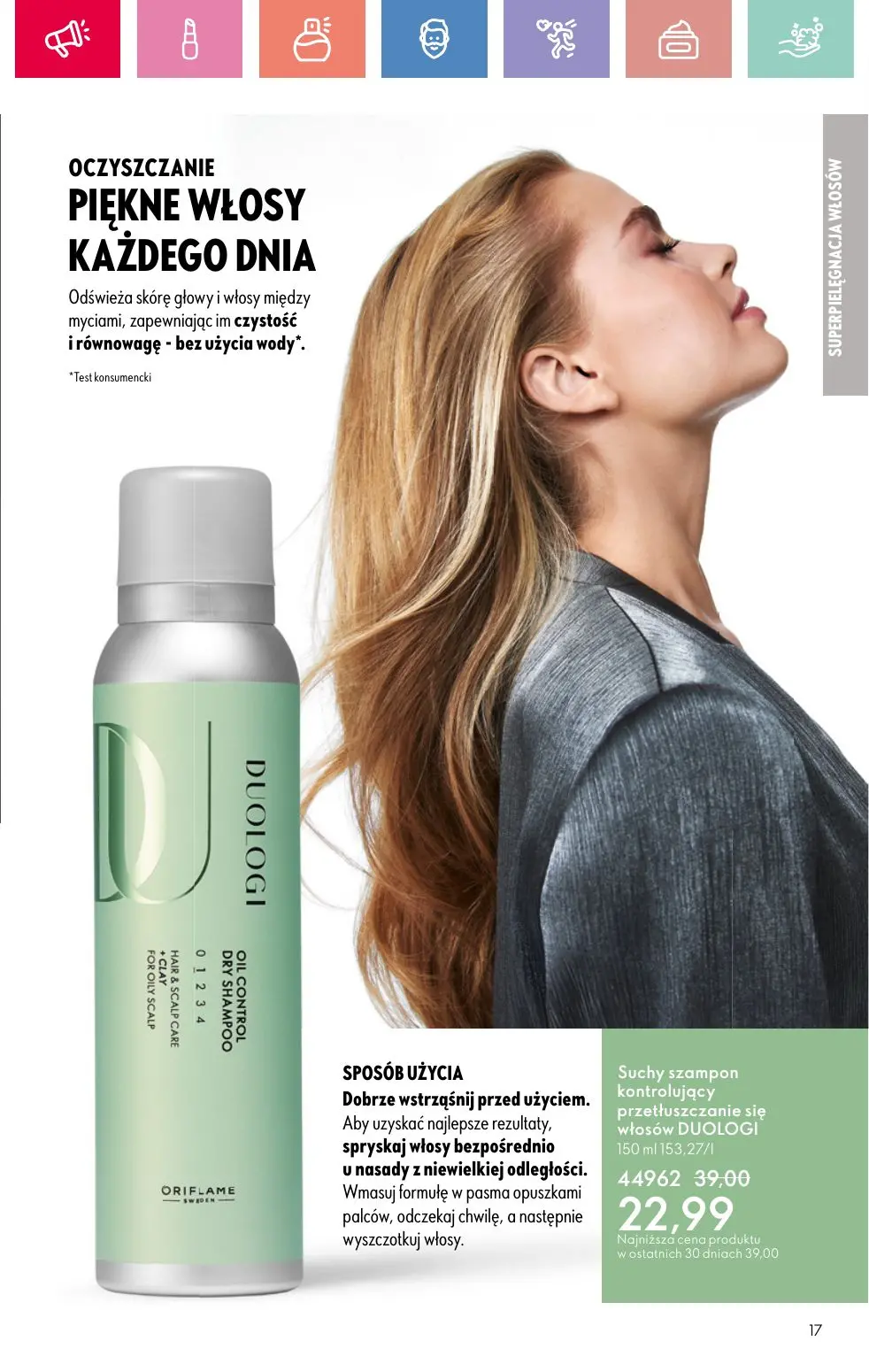gazetka promocyjna ORIFLAME Zaawansowana pielęgnacja włosów - Strona 17