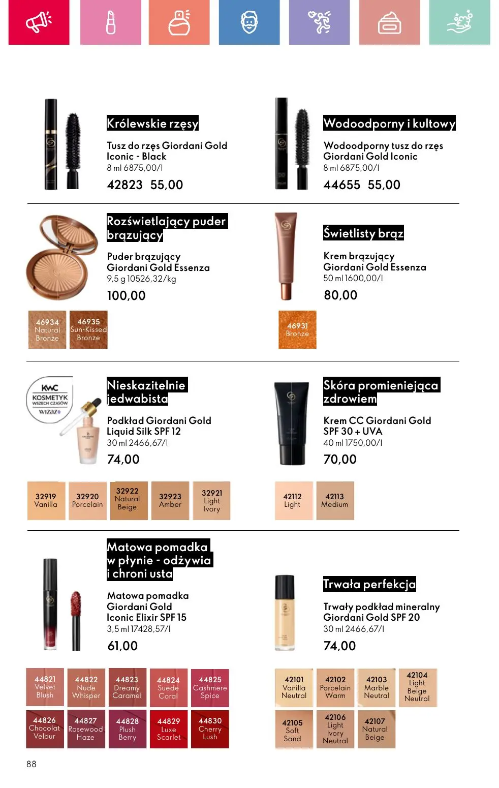 gazetka promocyjna ORIFLAME Zaawansowana pielęgnacja włosów - Strona 88