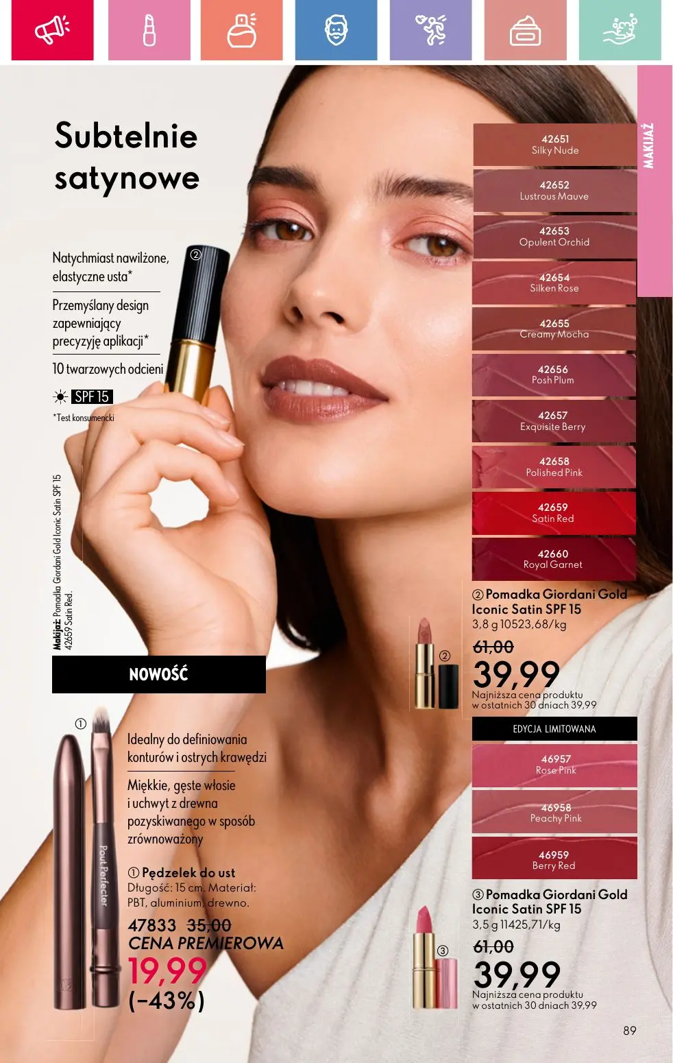 gazetka promocyjna ORIFLAME Zaawansowana pielęgnacja włosów - Strona 89