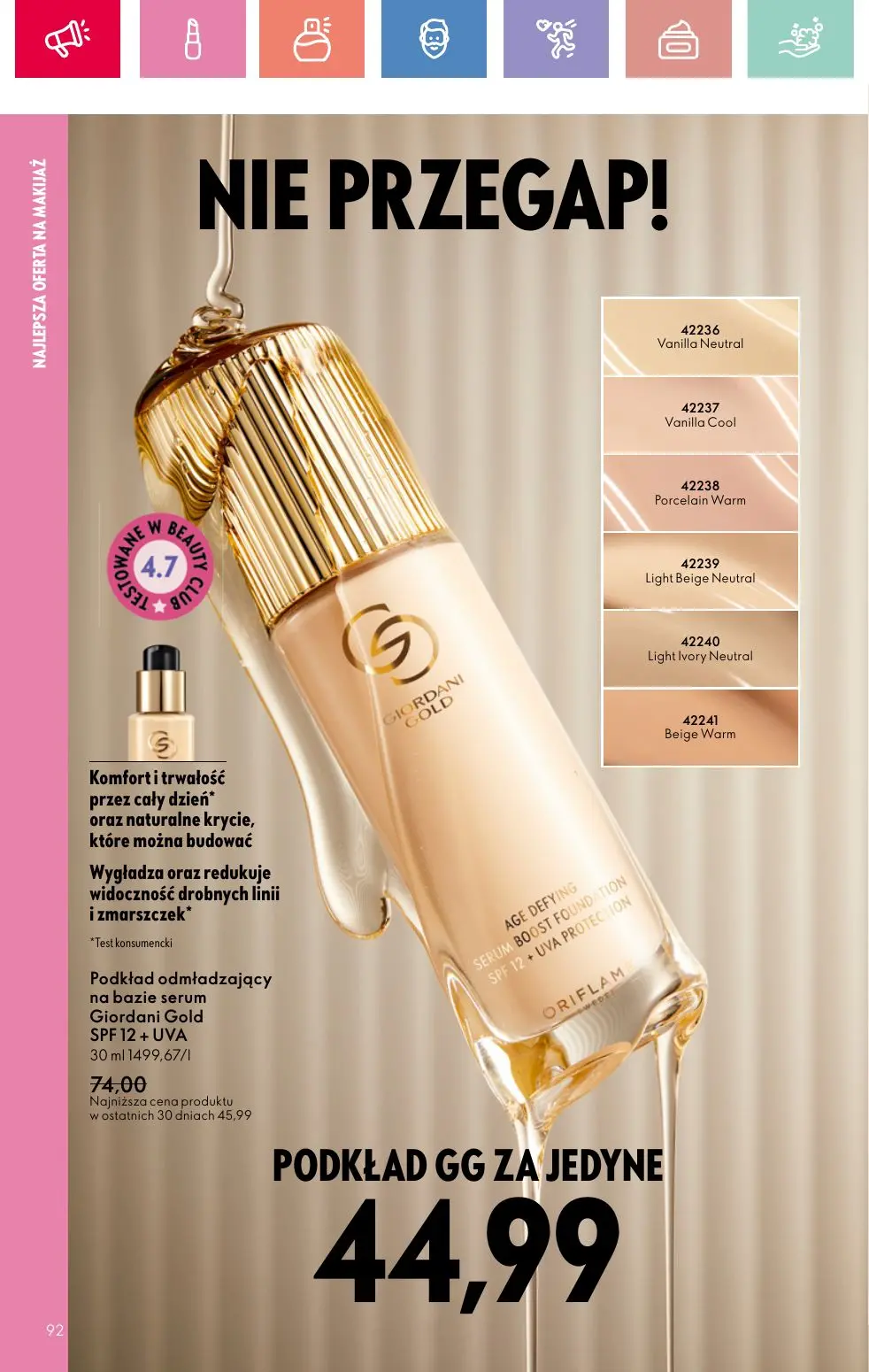 gazetka promocyjna ORIFLAME Zaawansowana pielęgnacja włosów - Strona 92