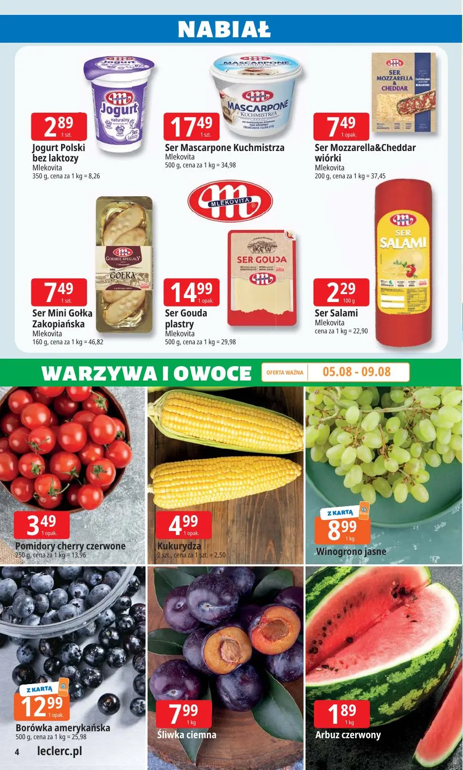 gazetka promocyjna E.Leclerc Wybór w dobrej cenie - Strona 4