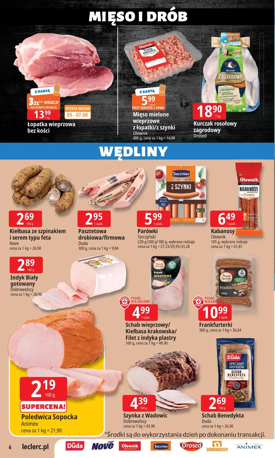 gazetka promocyjna E.Leclerc Wybór w dobrej cenie - Strona 6