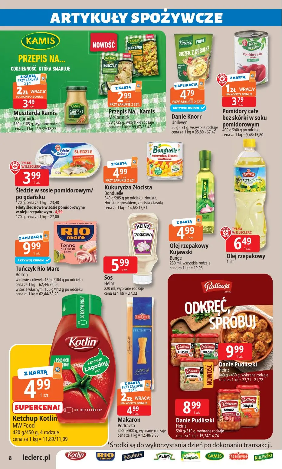 gazetka promocyjna E.Leclerc Wybór w dobrej cenie - Strona 8