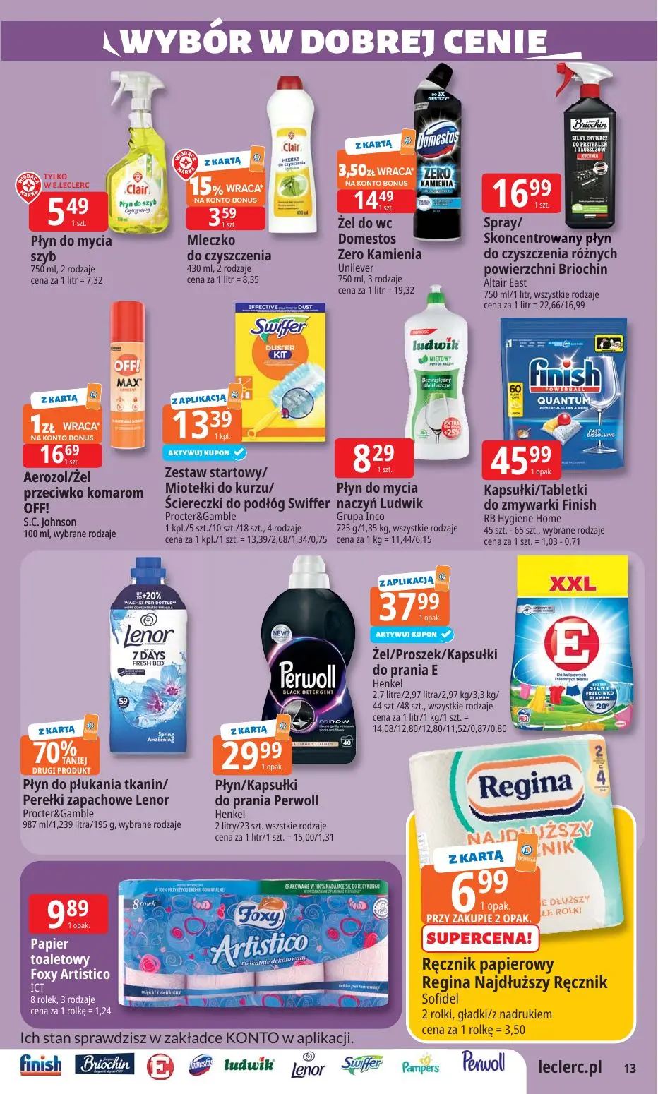 gazetka promocyjna E.Leclerc Wybór w dobrej cenie - Strona 13
