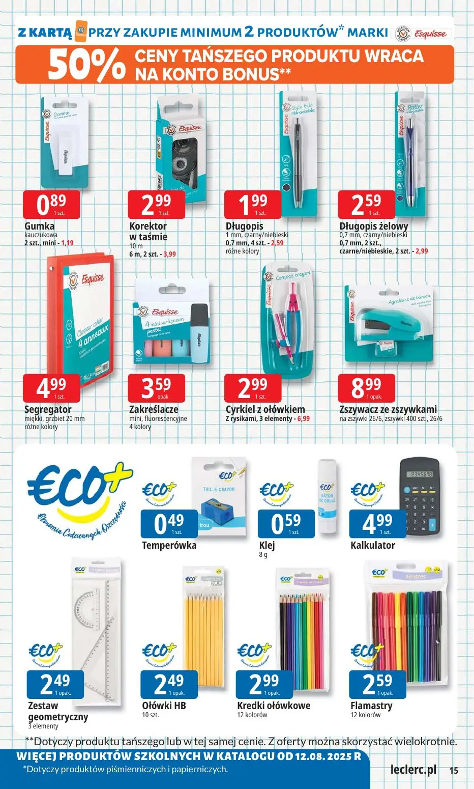 gazetka promocyjna E.Leclerc Wybór w dobrej cenie - Strona 15