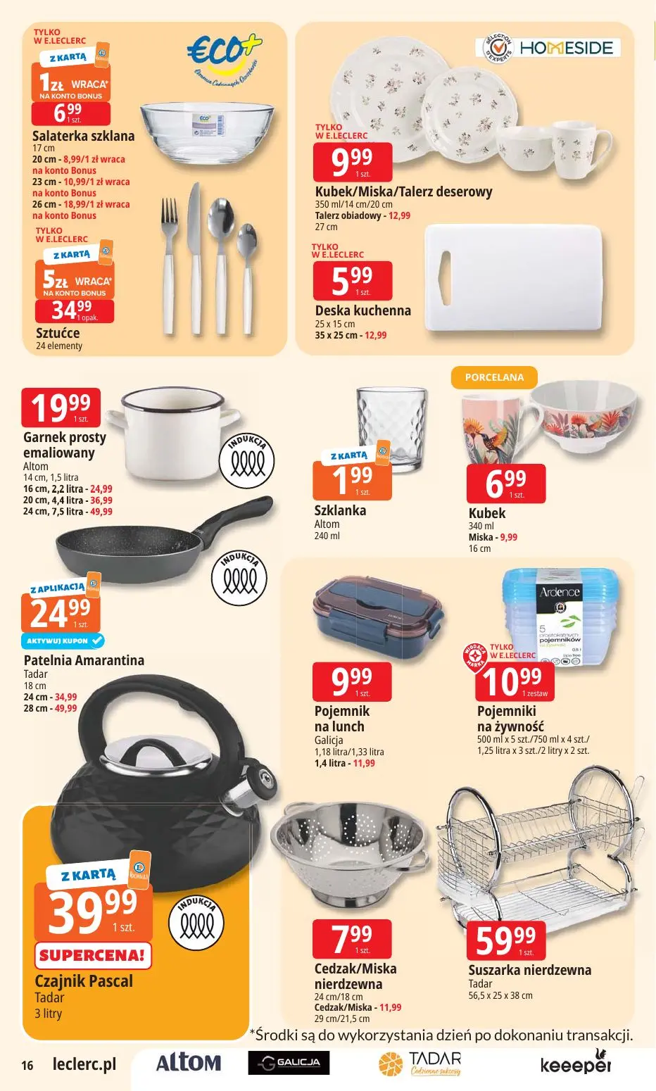 gazetka promocyjna E.Leclerc Wybór w dobrej cenie - Strona 16