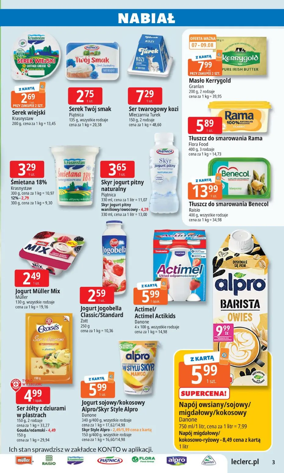 gazetka promocyjna E.Leclerc Wybór w dobrej cenie - Strona 3