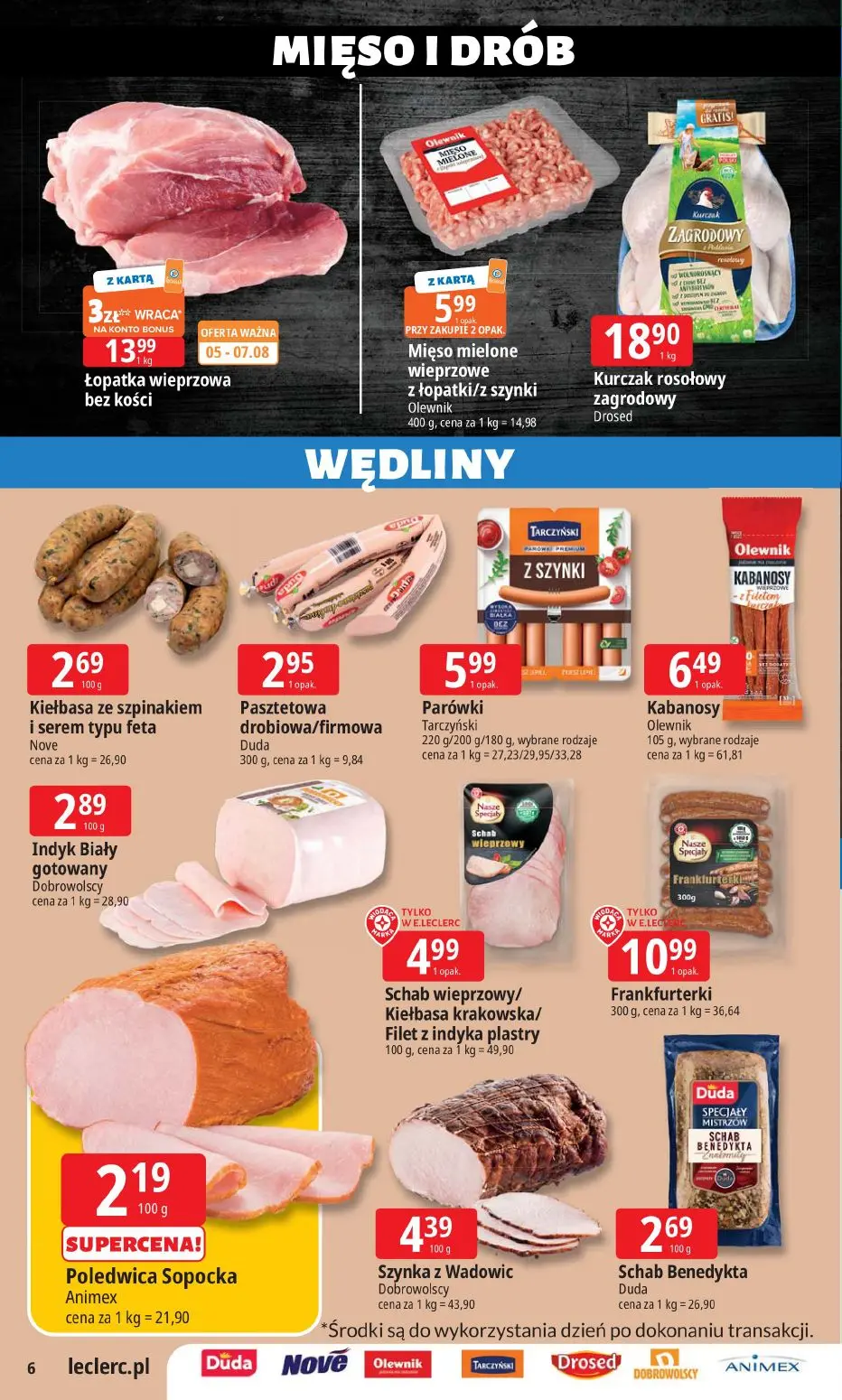 gazetka promocyjna E.Leclerc Wybór w dobrej cenie - Strona 6