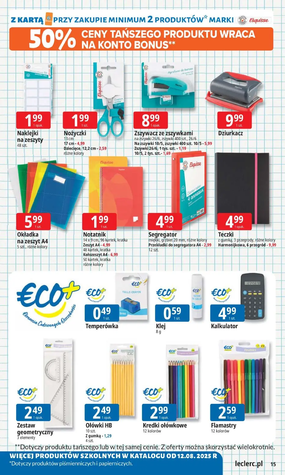 gazetka promocyjna E.Leclerc Wybór w dobrej cenie - Strona 15