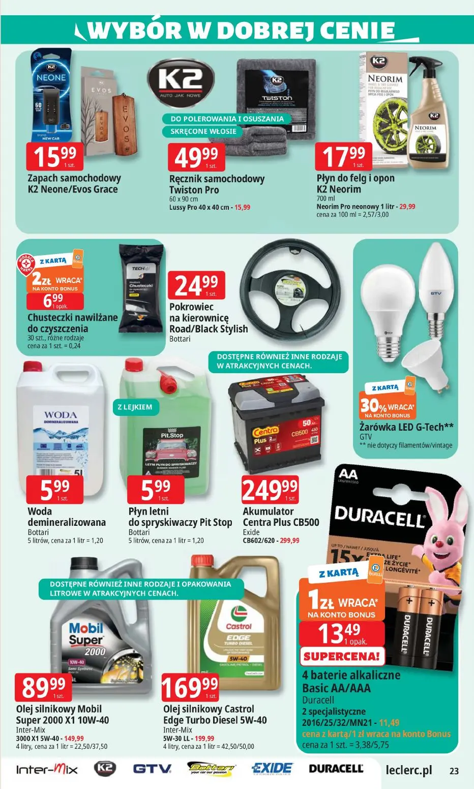 gazetka promocyjna E.Leclerc Wybór w dobrej cenie - Strona 23