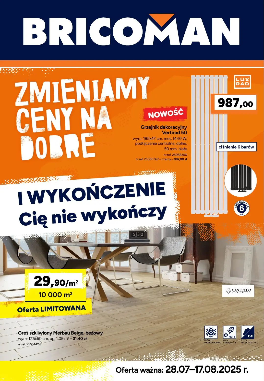gazetka promocyjna BRICOMAN Zmieniamy ceny na dobre - Strona 1