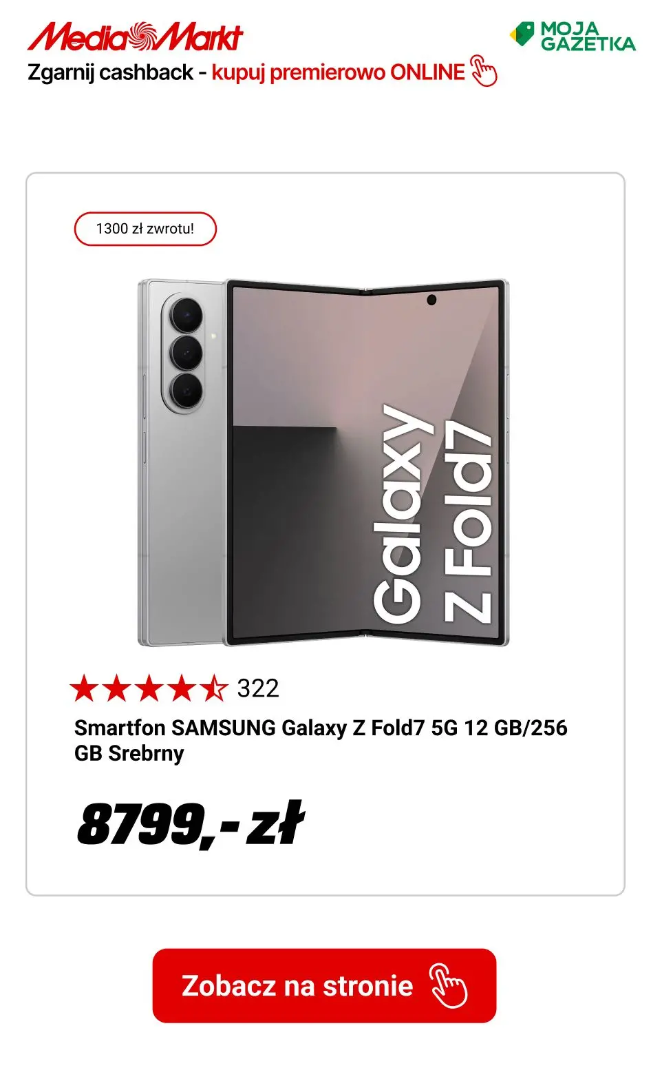 gazetka promocyjna Media Markt Zgarnij cashback przy zakupie premierowych smartfonów Samsung! - Strona 10