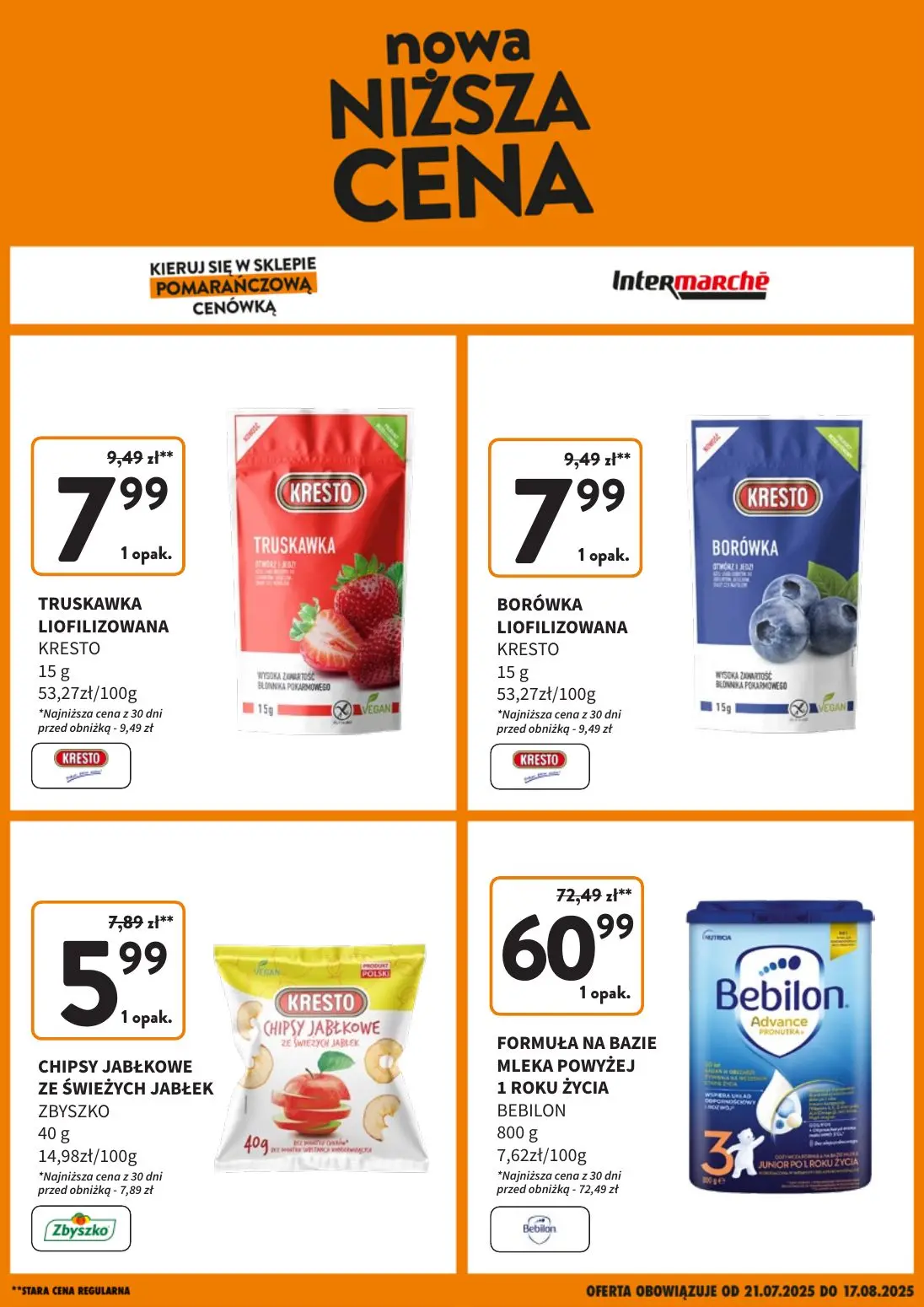 gazetka promocyjna Intermarche Nowa niższa cena - Strona 1