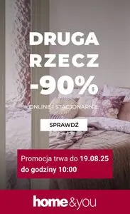 Gazetka promocyjna home&you, ważna od 2025-08-14 do 2025-08-19.