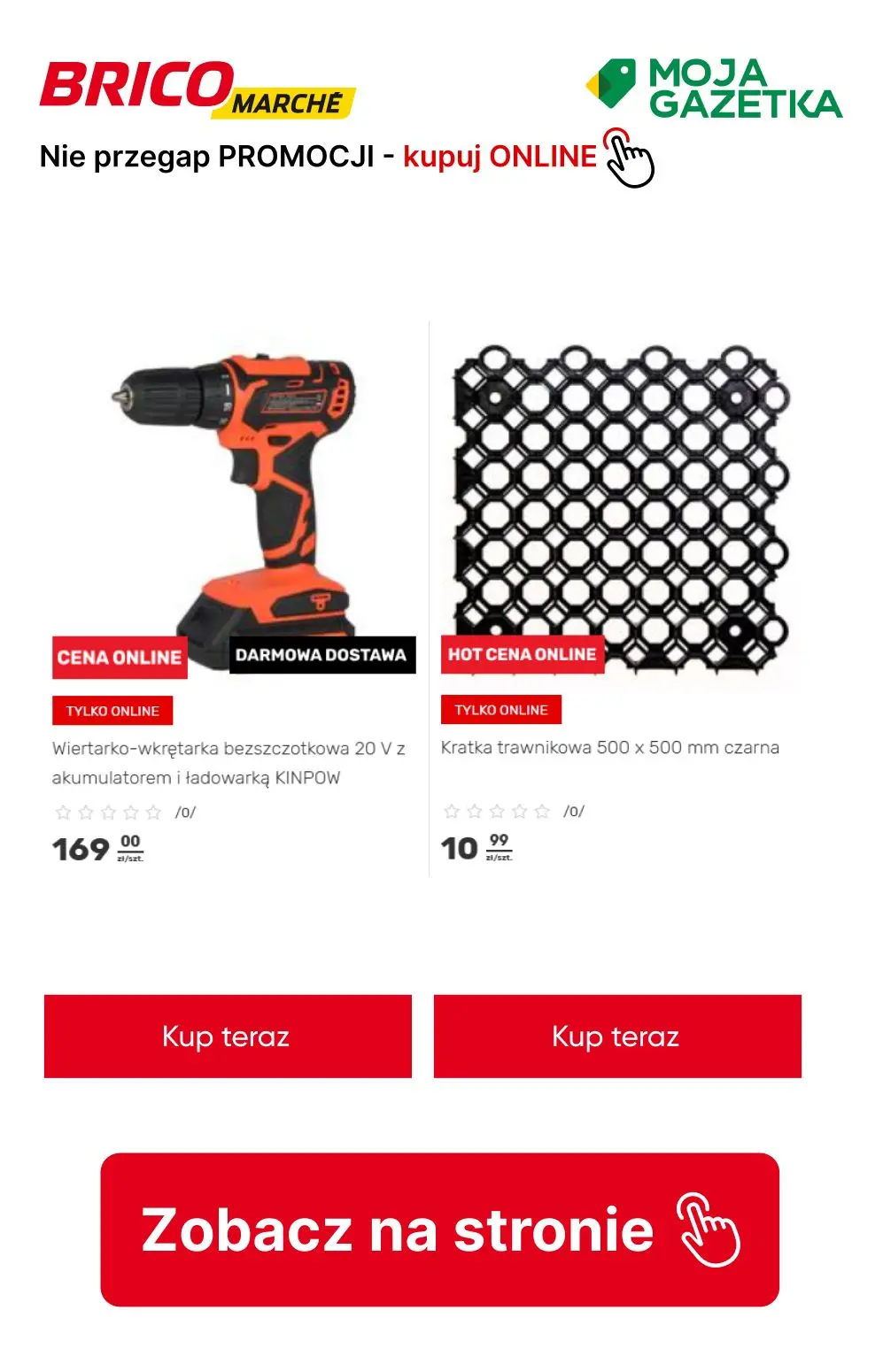 gazetka promocyjna BRICOMARCHE Najlepsze OKAZJE online!! - Strona 4