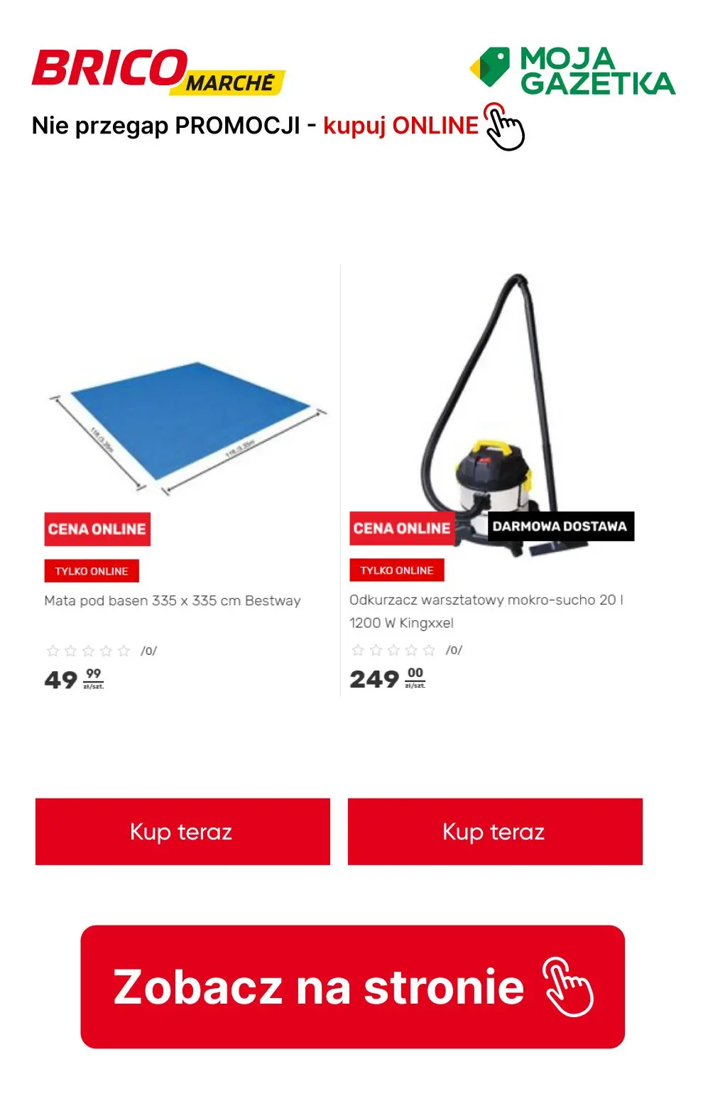 gazetka promocyjna BRICOMARCHE Najlepsze OKAZJE online!! - Strona 10