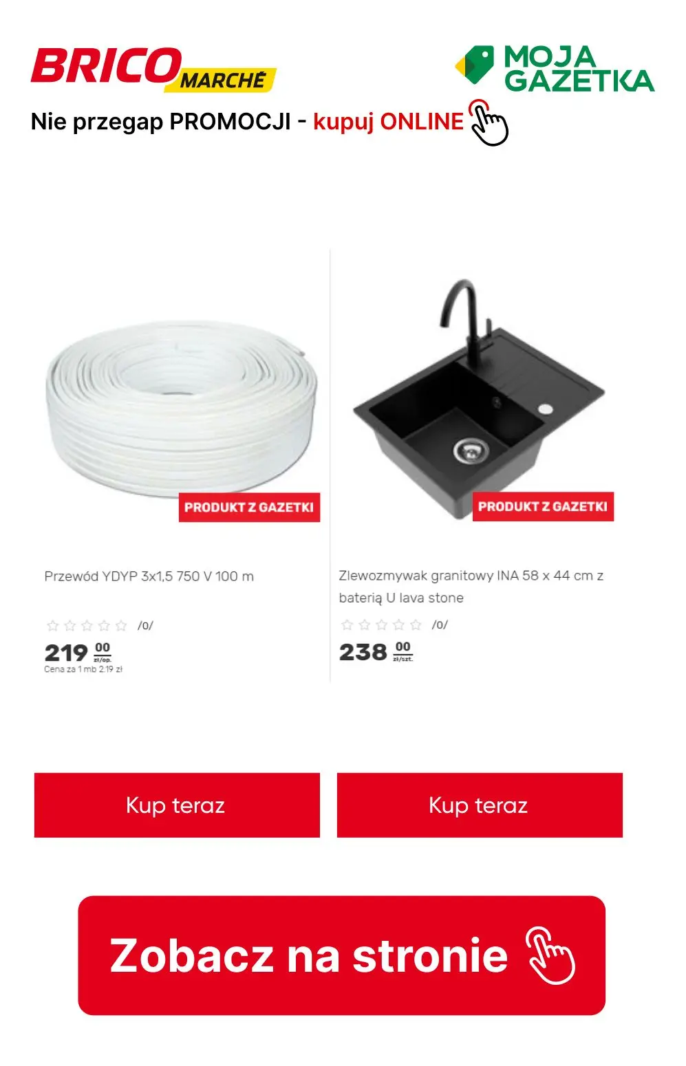 gazetka promocyjna BRICOMARCHE Nie przegap PROMOCJI! Kupuj online! - Strona 8