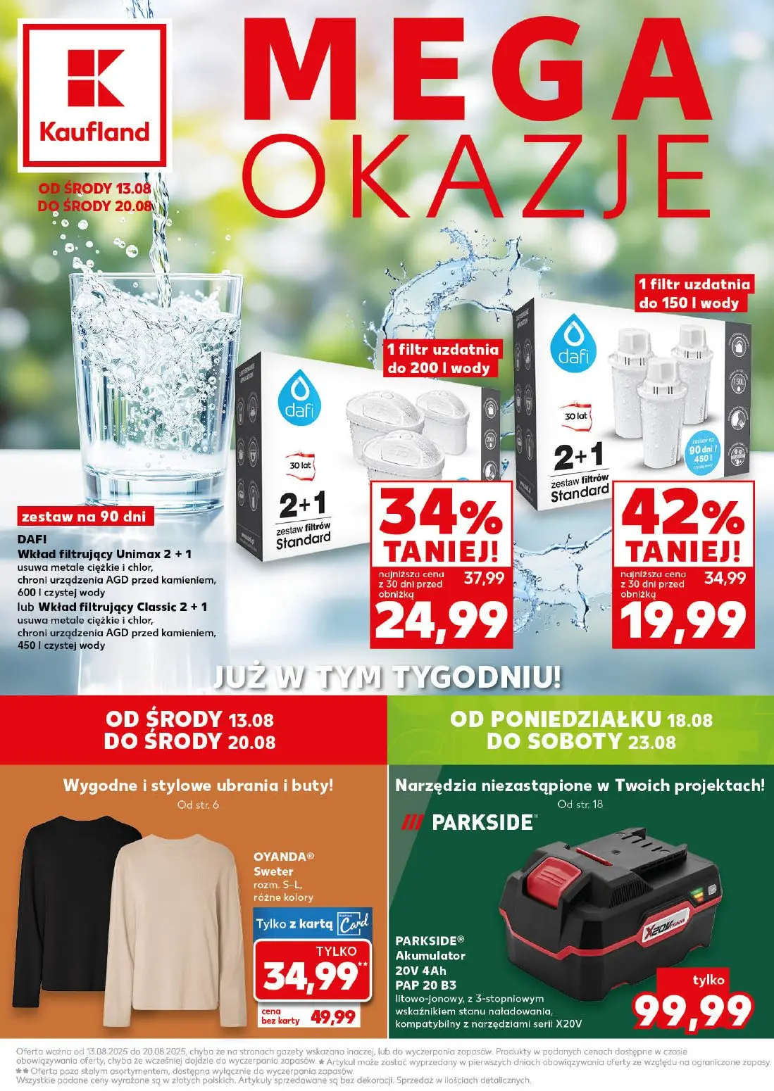 gazetka promocyjna Kaufland Mega okazje - Strona 1