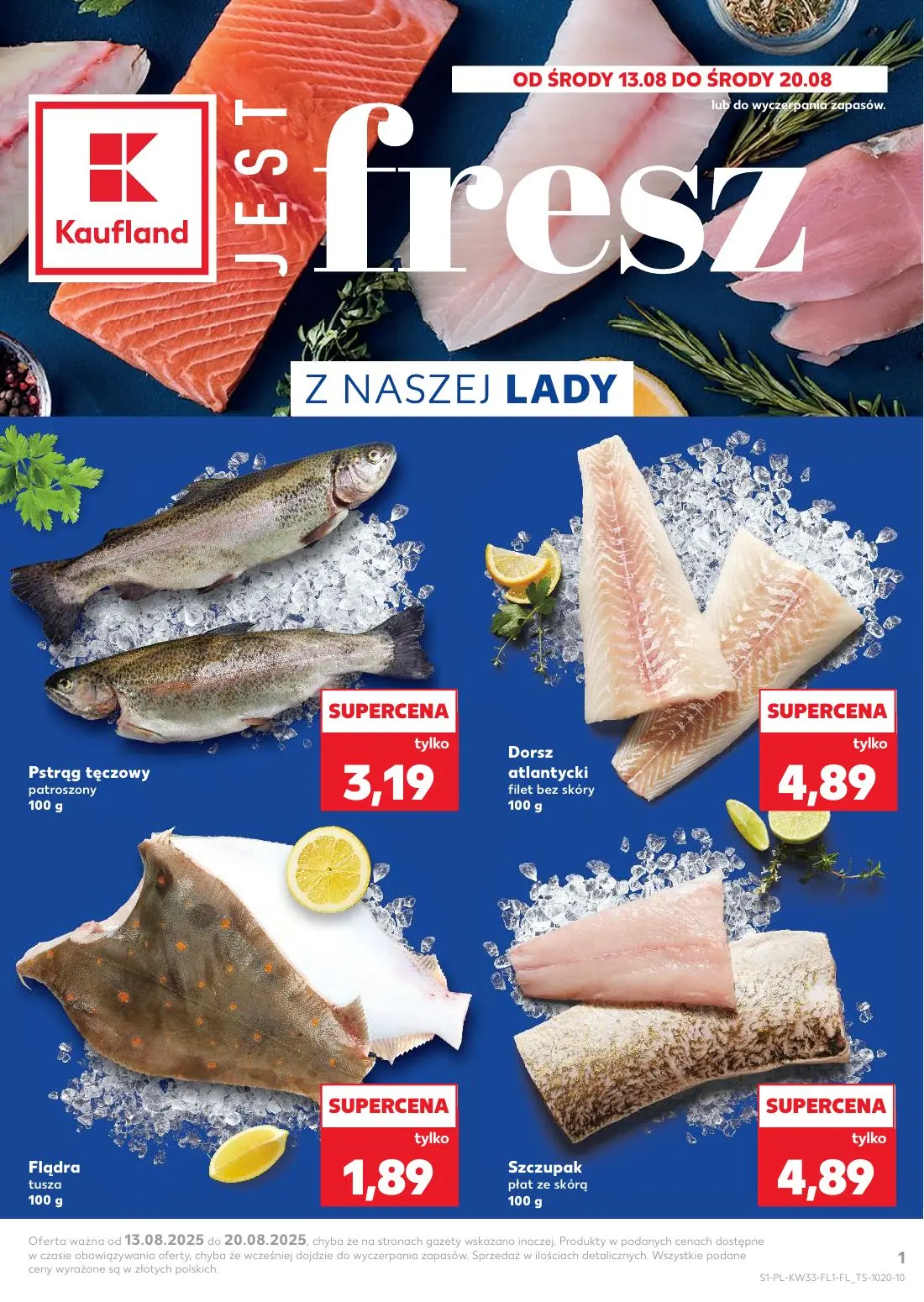 gazetka promocyjna Kaufland Kaufland jest FRESZ - Strona 1