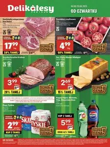 Gazetka promocyjna Delikatesy Centrum, ważna od 2025-08-14 do 2025-08-20.