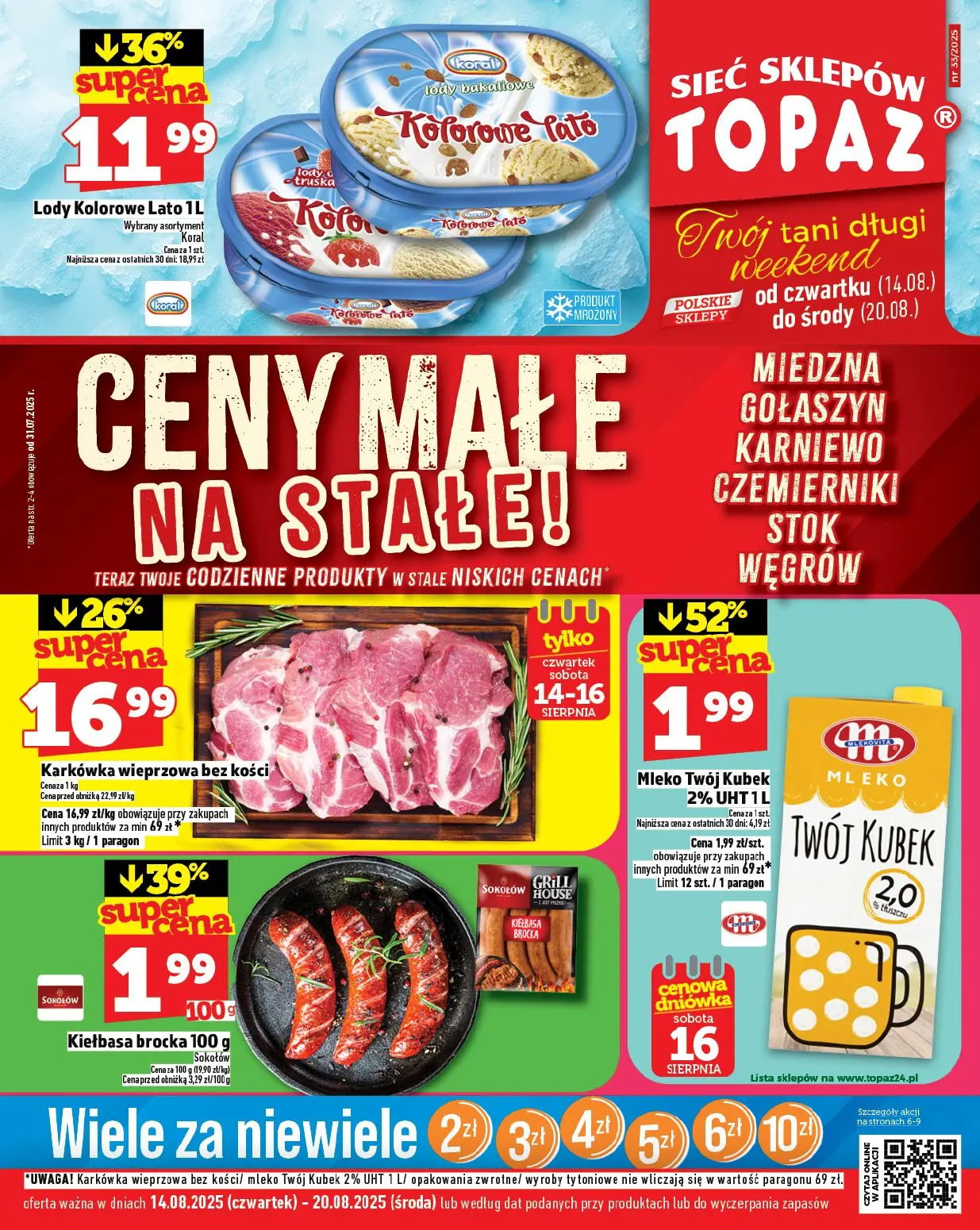 gazetka promocyjna Topaz Ceny małe - Strona 1