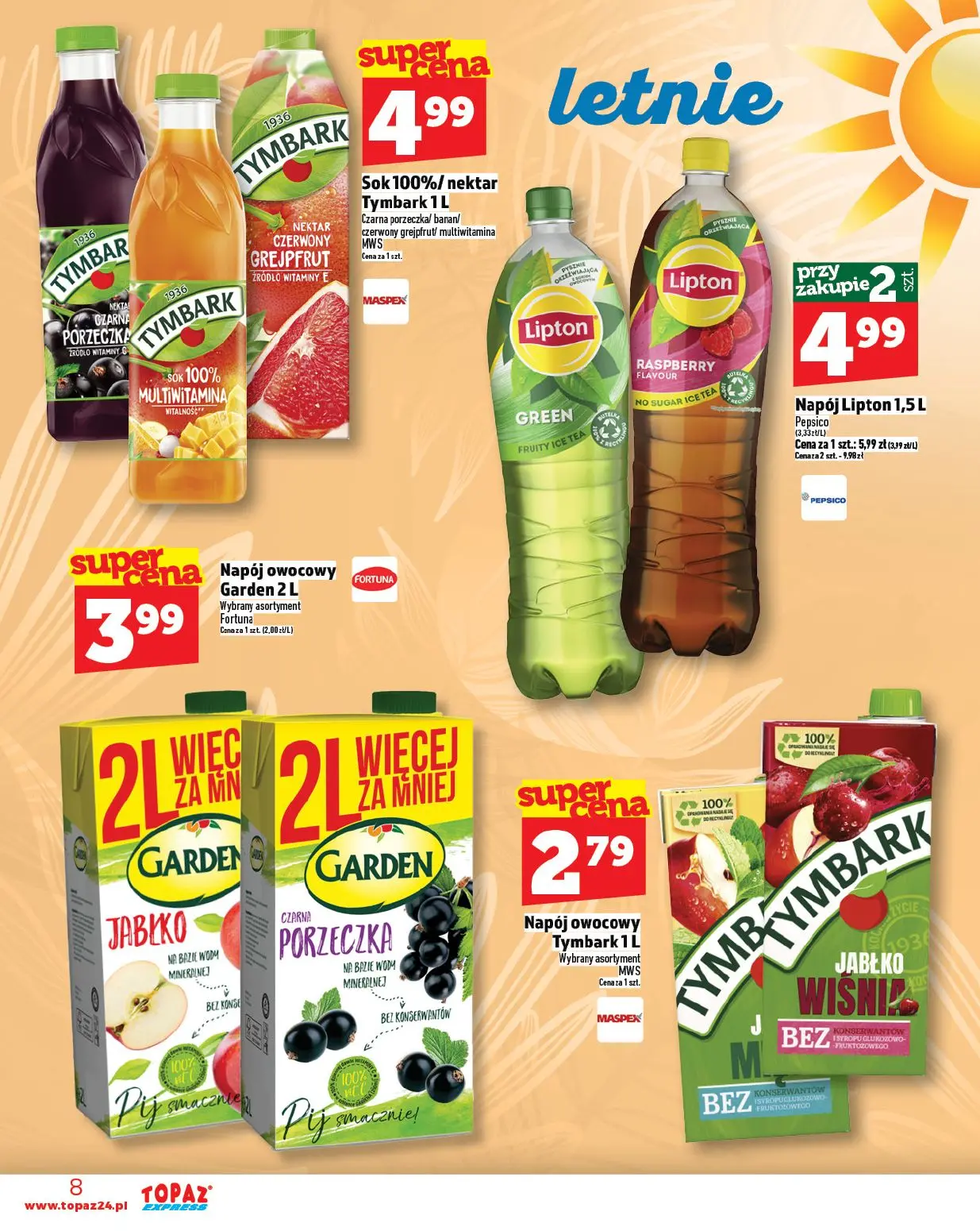 gazetka promocyjna Topaz Express - Strona 8