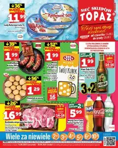 Gazetka promocyjna Topaz, ważna od 2025-08-14 do 2025-08-20.