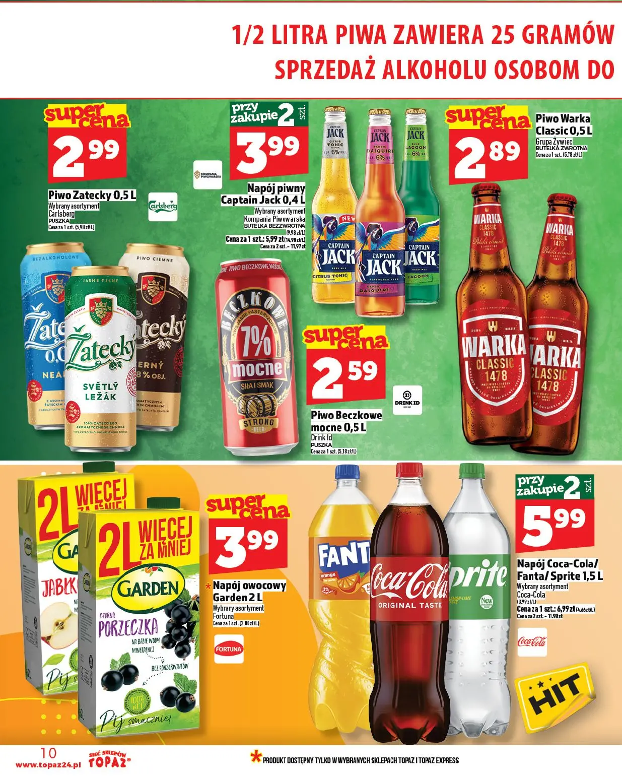 gazetka promocyjna Topaz Ogólna - Strona 10
