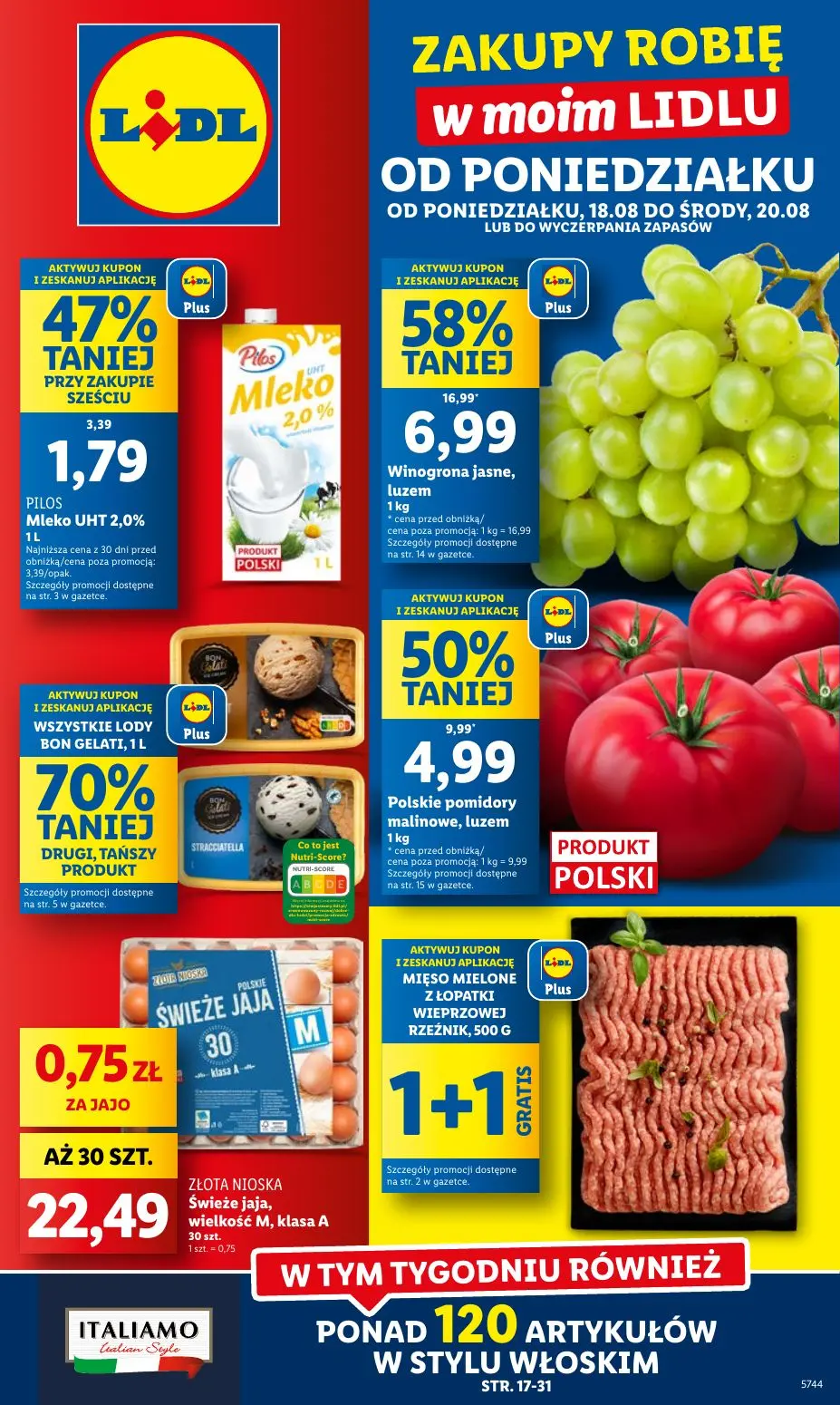 gazetka promocyjna LIDL Od poniedziałku  - Strona 1