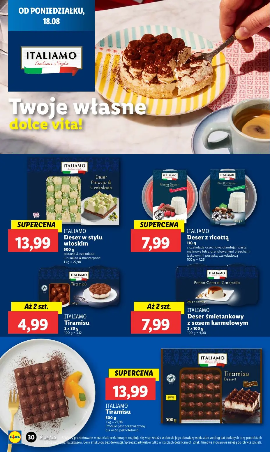 gazetka promocyjna LIDL Od poniedziałku  - Strona 34