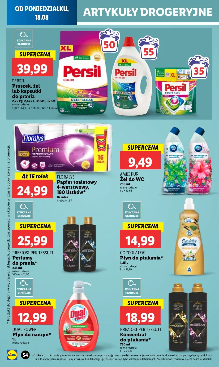 gazetka promocyjna LIDL Od poniedziałku  - Strona 62