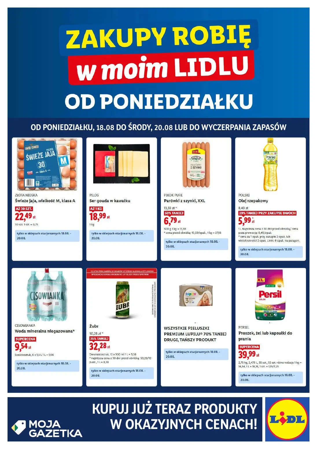 gazetka promocyjna LIDL Zakupy robię w moim Lidlu od poniedziałku - Strona 1