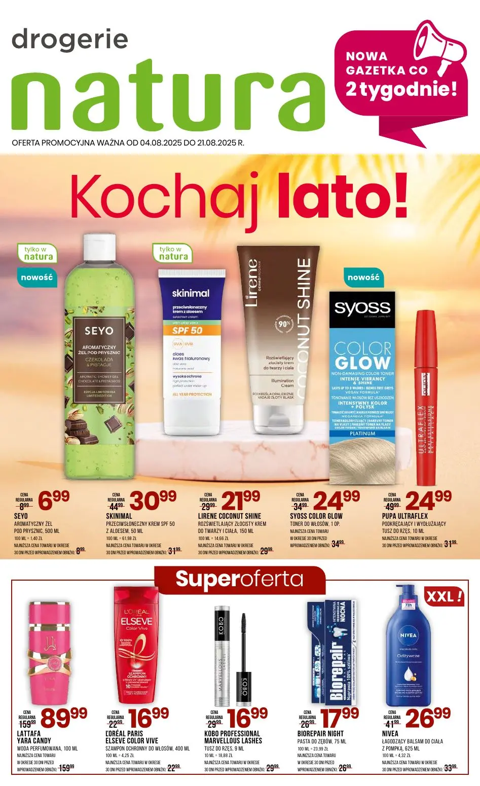 gazetka promocyjna Natura Kochaj lato! - Strona 1