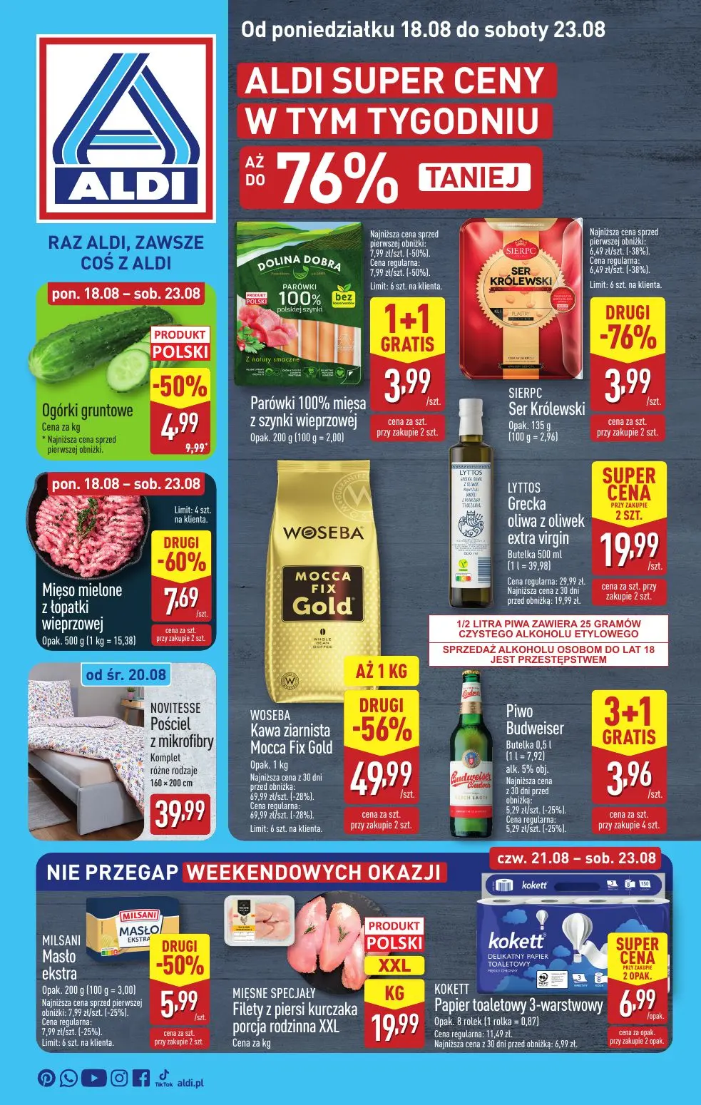 gazetka promocyjna ALDI Raz ALDI, zawsze coś z ALDI - Strona 1