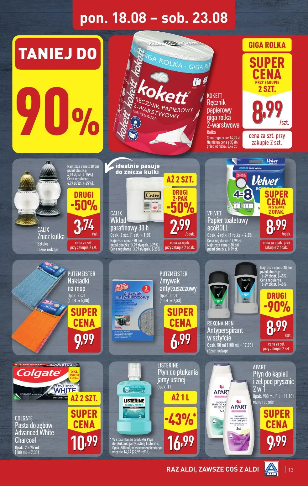 gazetka promocyjna ALDI Raz ALDI, zawsze coś z ALDI - Strona 13