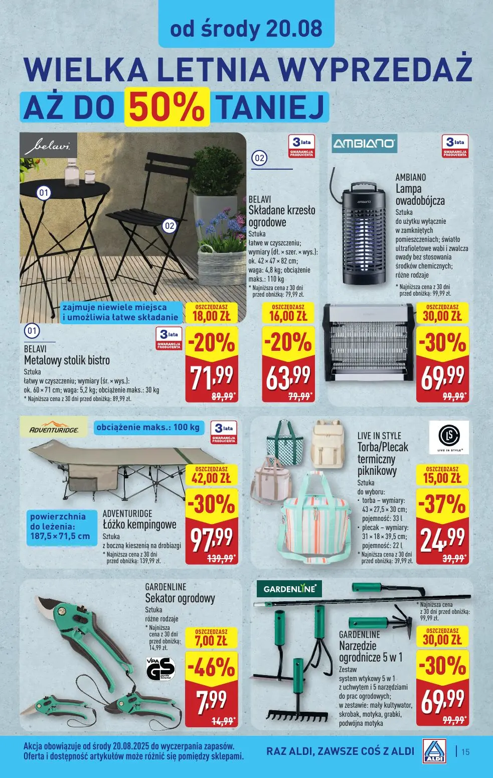 gazetka promocyjna ALDI Raz ALDI, zawsze coś z ALDI - Strona 15