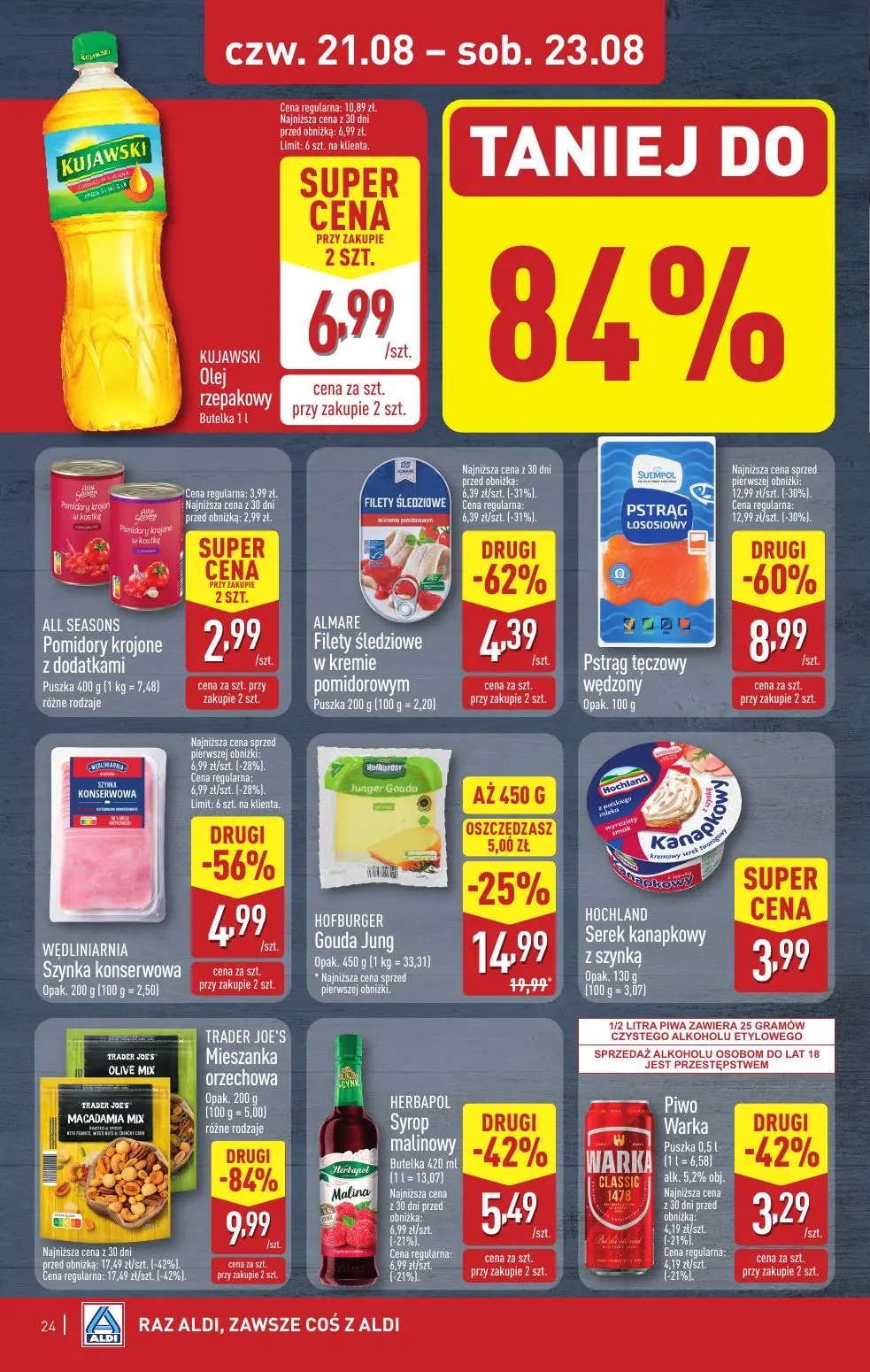 gazetka promocyjna ALDI Raz ALDI, zawsze coś z ALDI - Strona 24