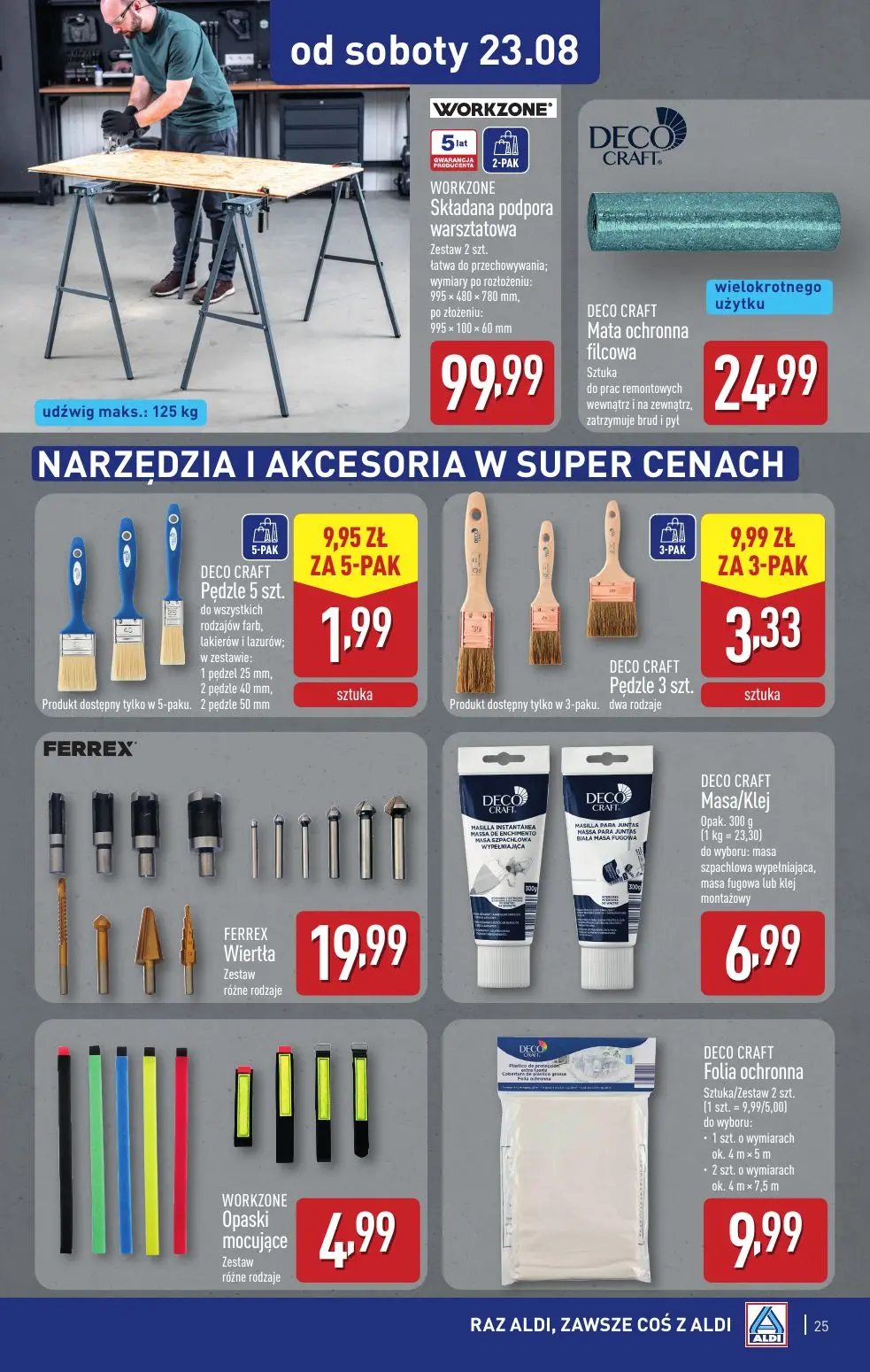 gazetka promocyjna ALDI Raz ALDI, zawsze coś z ALDI - Strona 25