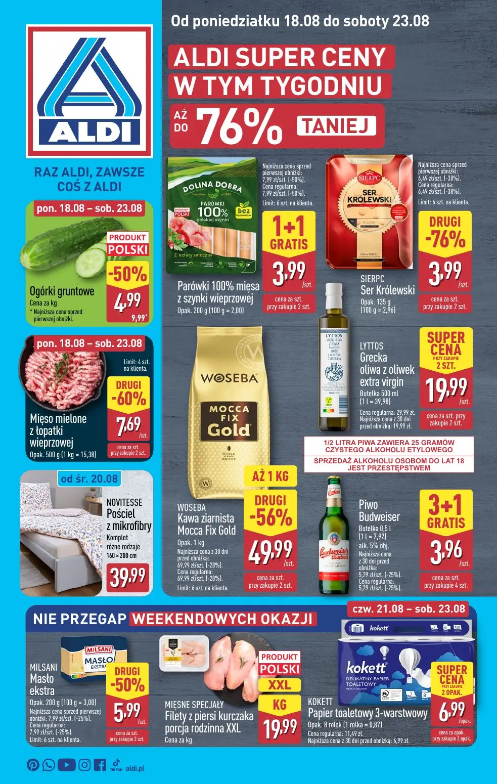 gazetka promocyjna ALDI Raz ALDI, zawsze coś z ALDI - Strona 1